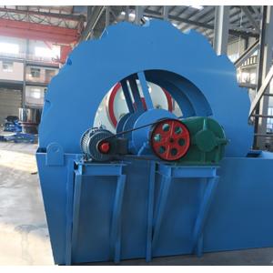 Wheel Type Sand Electric Vibrating Sieve Machine 50 TPH 5.5kw For Construction