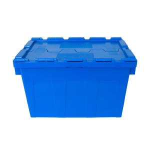 Customized Color Solid Plastic Moving Crate for Stacking and Nesting in