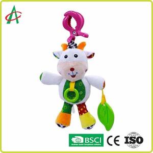 Lion 15cm Baby Plush Rattle With Chewing Teethers