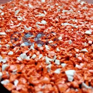 Colorful EPDM Granules Flooring High Polymer Content For Playground / Yard