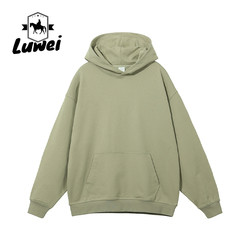 Premium Custom Blank Oversized Sweatshirt Pullover 100% Cotton Drop Shoulder
