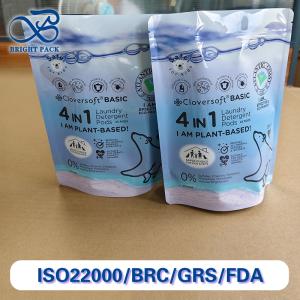 China Chemical-Resistant Stand Up Pouches For Laundry Detergent Pods Packaging With Sealed And Custom Printing Function. on sale