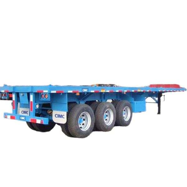 Quality According to your special requirements to customize a multi-purpose with  lock-pull container multi-functional flat semi-trailer for sale