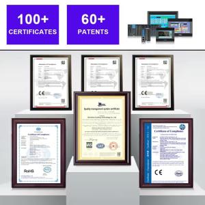 Industrial Automation HMI PLC All In One 7.0" TFT Screen 32bit CPU 408MHz 65536