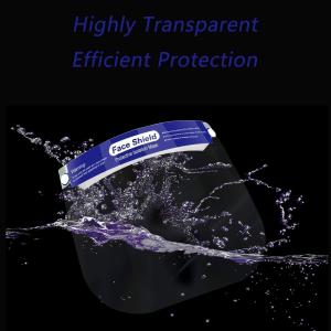 Clear Wide Visor Spitting Lightweight Disposable Face Shield