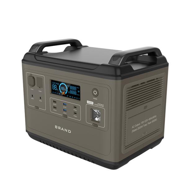 Quality 110V Solar Backup Generator For Home , Aluminum 2000 Watt Solar Power Generator for sale