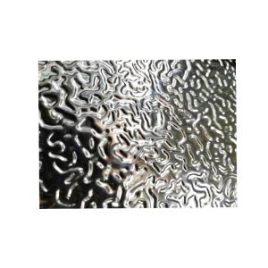 SS304 Stainless Steel Water Ripple Sheet Plate 0.8mm PVD Color Hot Rolled