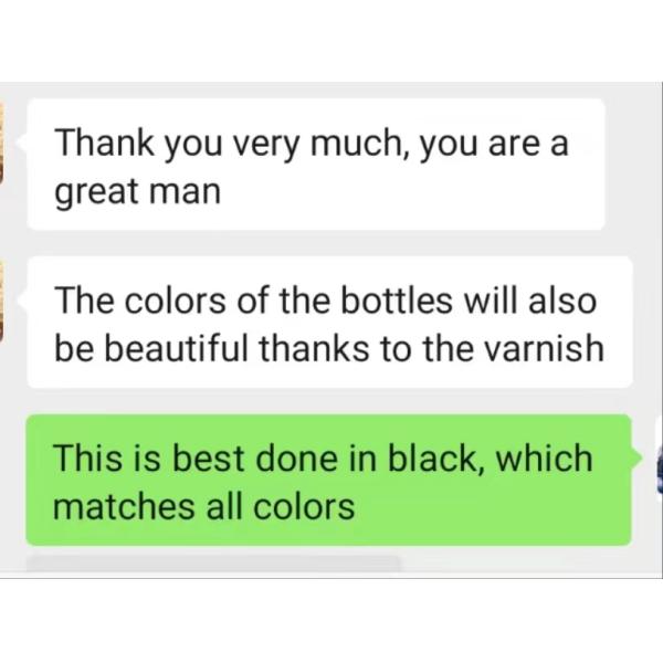 250ml Round Clear Frosted Glass Bottle with Cork Stopper Clients' Specific Requirements