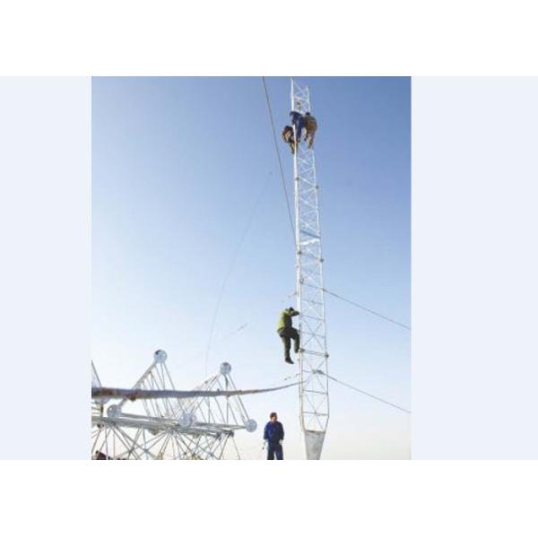 Quality Stable Performance Guyed Lattice Tower Multi Circuit Transmission Tower for sale