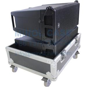 Line Array Flight Case For 2 RCF HDL6-A Speakers With Wheels