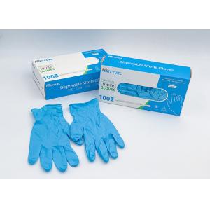 Multiple Color Customization Nitrile Disposable Safety Hand Gloves / Effectively