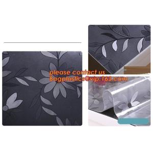 Custom transparent tablecloth soft plastic tablecloth waterproof and oil proof,