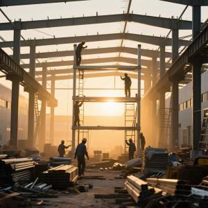 Large Span Prefabricated Steel Structure Warehouse Building Quick Assembly