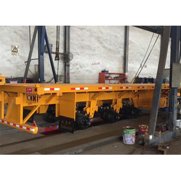 Flatbed trailer in assemble