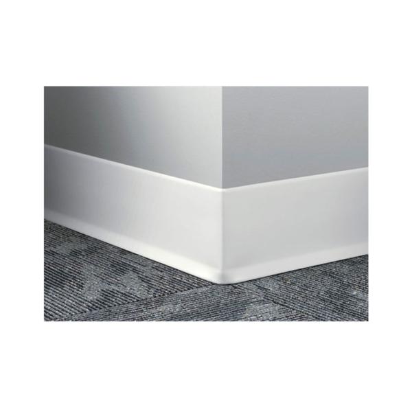 Cutting White Self Adhesive PVC Skirting Board Wall Cove Base Roll Customizable