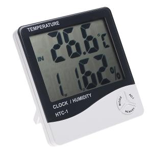 HTC-1 Digital LCD Thermometer Hygrometer Temperature Humidity Meter Gauge for