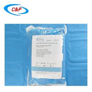 Non-woven Blue Disposable Knee Arthroscopy Drape Pack with CE ISO13485