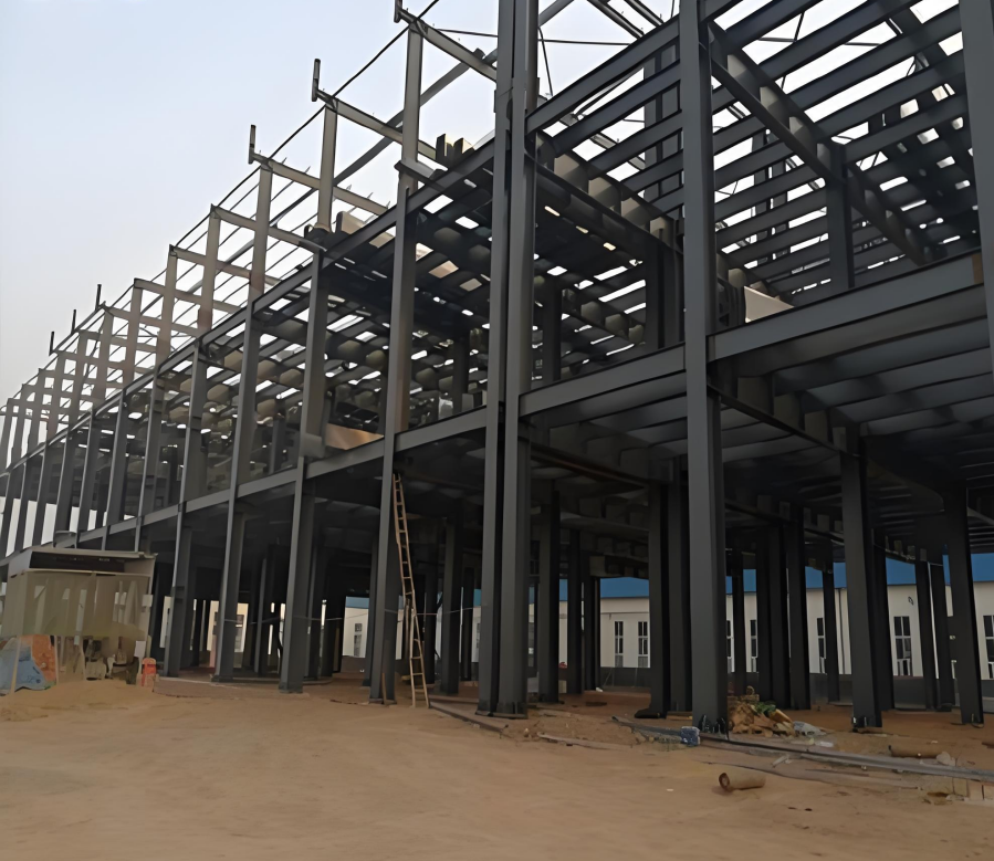 Fire Resistant Customized Prefab Steel Structure for Quick Assembly Residential Steel Frame Building