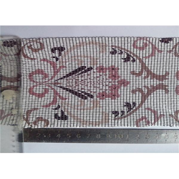 Quality Easy Installation Metallic Mesh Fabric Fireproof  Silkscreen Type With Aluminum  Material for sale