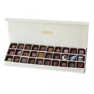 Wholesale Recyclable Flip Top Magnetic Christmas Chocolate Box with Paper Divider and Folders from china suppliers