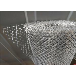 Flattened Expanded Metal Wire Mesh / Expanded Mesh Screen Wear Resistance
