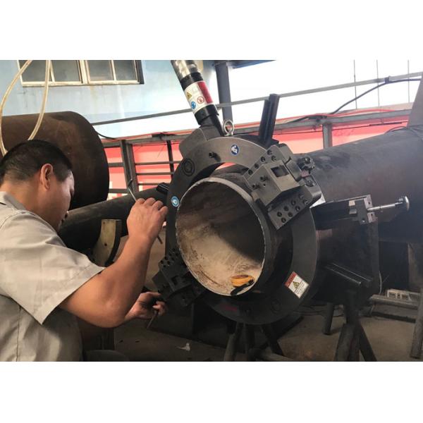 Quality Split Frame Pneumatic Pipe Cutting And Chamfering Machine Surface Smoothly for sale