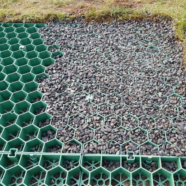 Recycled HDPE Permeable Grass Pavers Eco-Friendly Green Parking and Driveway Grids for Landscape Drainage Solutions