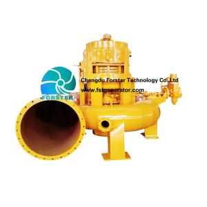 Tubular Type Low Head Water Turbine , Low Head Hydro Turbine Generator