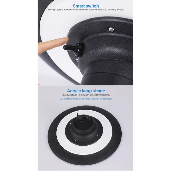 2- Waterproof Solar Led Wall Light for Outdoor Landscape -20 60C Working Temperature