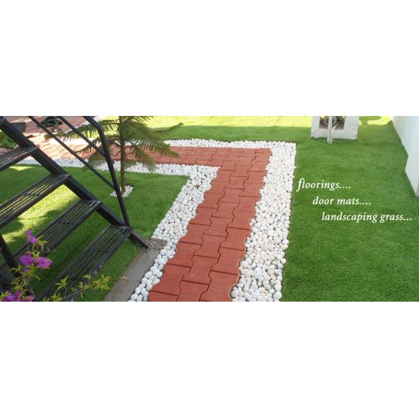 50mm Customizable Multicolor Artificial Landscape Grass For Decoration In Gardens Or Sports Court Low Maintenance