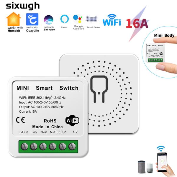 Quality DIY Homekit Smart Switch MINI Smart Home Modifier Tuya Zigbee Relay Module support remote and voice control easy install for sale