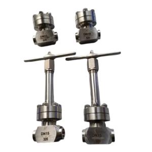 LOX LNG LIN LAR Liquid cryogenic gasese High Pressure Check Valve, Globe valve