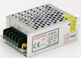 China 3D Printer Driver 24V1A24W single output  SMPS with CE DC24V24W full watt Iron Case for LED Lighting Factory Outlet on sale