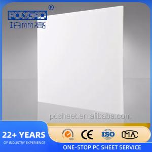Polycarbonate LED Light Diffuser Sheet , Milky White Polycarbonate Sheet Cut To