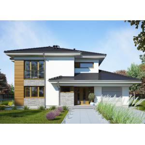 Economic Prefab Villa Prefabricated Light Steel Frame 2 Storey