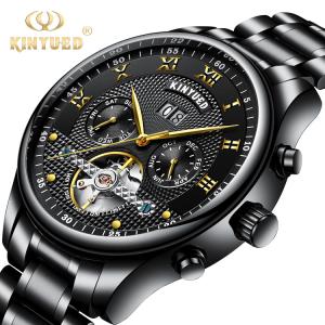 Automatic Wind Mechanical Wrist Watch No Battery Buckle Clasp