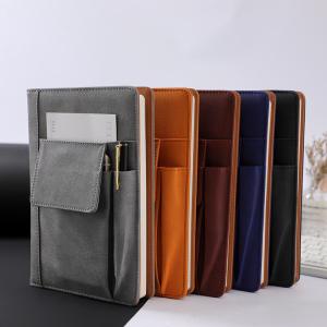 Printed Style Custom A5 Pu Leather Office Journal with Pen Holder and Phone