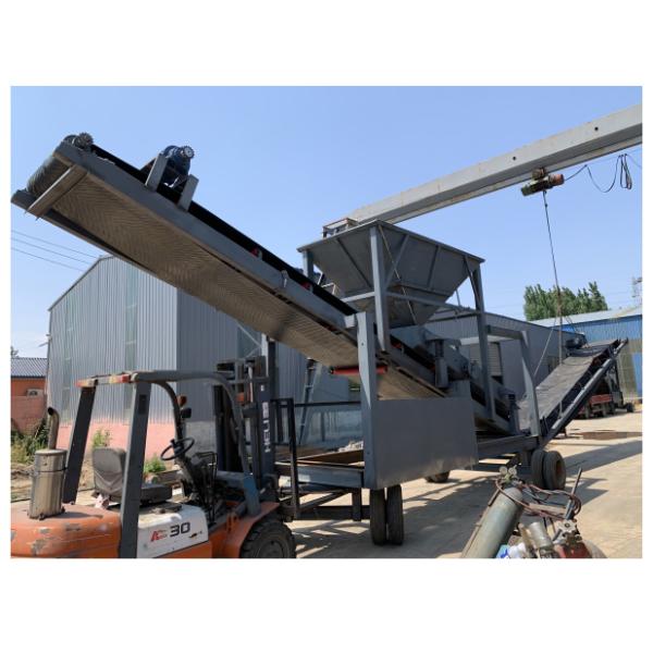 Mobile shaftless garbage roller screen 80 type Vibration machine for Construction works