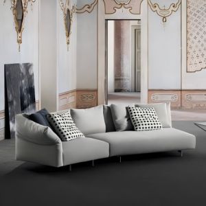 NEXTOP Hotel Room Simple Modern Fabric Corner Curved Combination Sofa