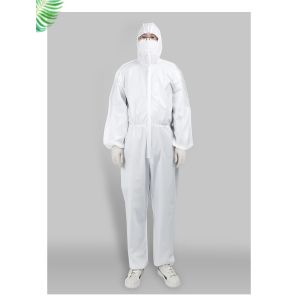Wholesale Custom Disposable Patient Gowns , Waterproof Disposable Coveralls Puncture Resistance from china suppliers