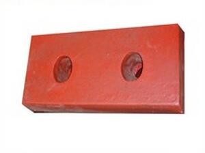 Durable Cast Iron Toggle Plate For Pe Series Jaw Crusher Spare Parts, Spring