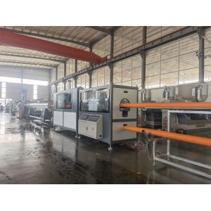 Wholesale Single Screw Design PE MPP Pipe Extrusion Line With 9 Meters Long Vacuum Tank And Exported Standard Packing from china suppliers
