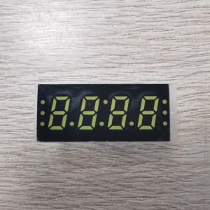 120mcd 7.6mm Height Seven Segment Display 0.3in Four Digit