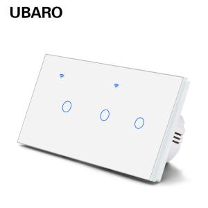 146 Type Eu Standard Wall Mounted Switch With Tuya Wifi Remote Control Lamp Switch Alexa Alice Google Assistant