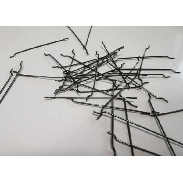 Deformed Hooked End Steel Fiber 1200kgs/bag OEM / ODM Accepted