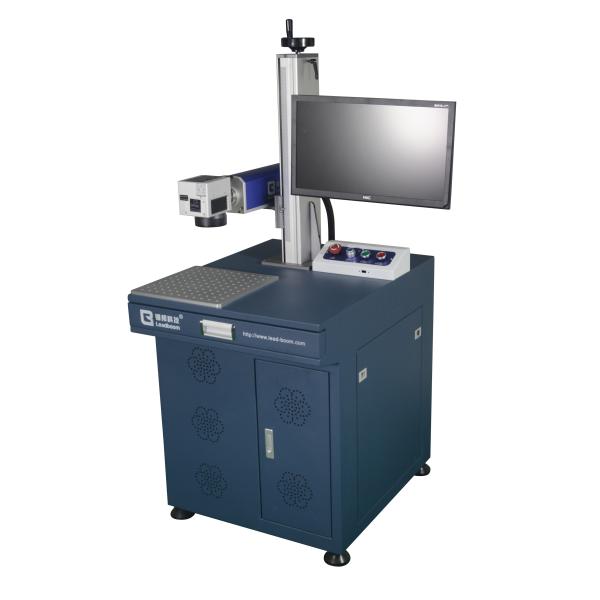 30w Fiber Laser Engraving Machine , High - Frequency Transformer Laser Striping Paint Machine