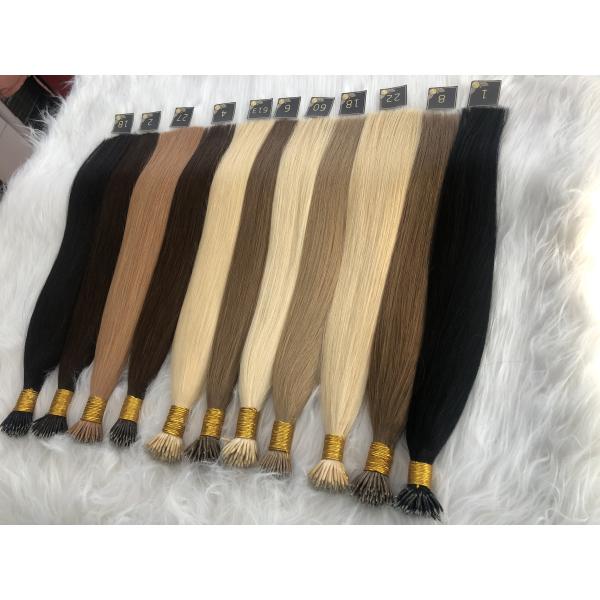 Double drawn remy cuticle the longest lifespan nano hair extensions for