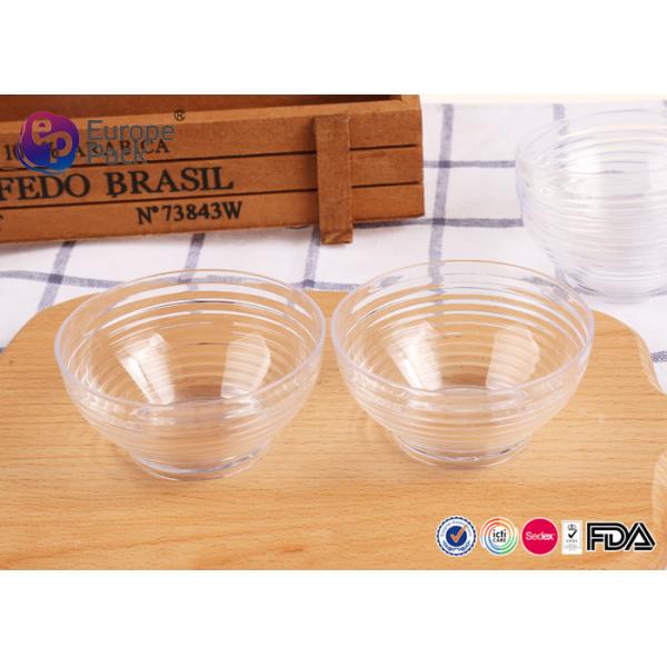 90Ml Disposable Clear Plastic Bowls With Lids Environmental Protection