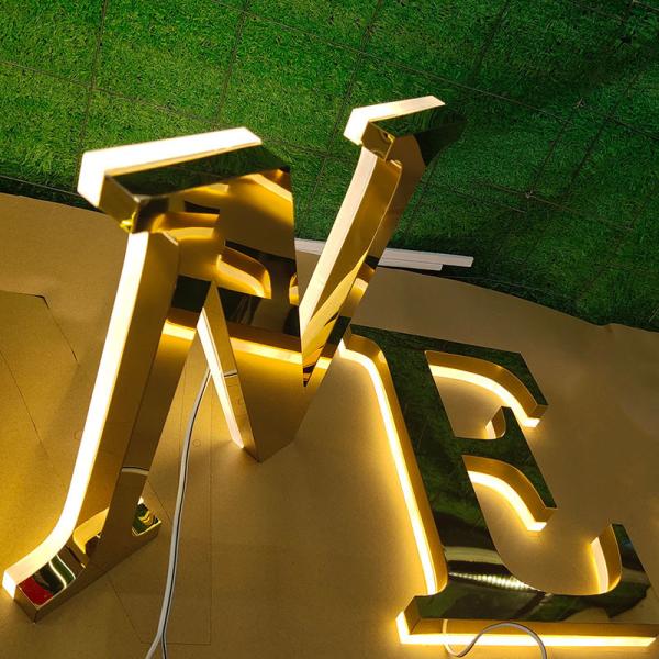 Storefront Backlit Channel Letter Sign Light Enseigne Lumineuse Led Luminoso