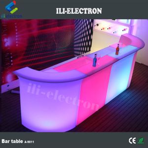 Modern LED Bar Counter Illuminated Led Plastic Salon / Restaurant